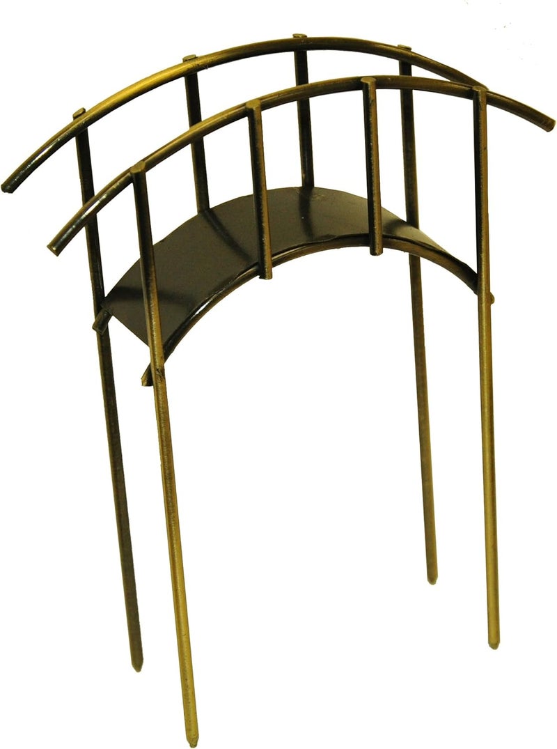 G & F Products MiniGardenn 10030 Rustic Fairy Garden Mini Bridge - 4" L x 1.25" W x 2.5" H - Image 4