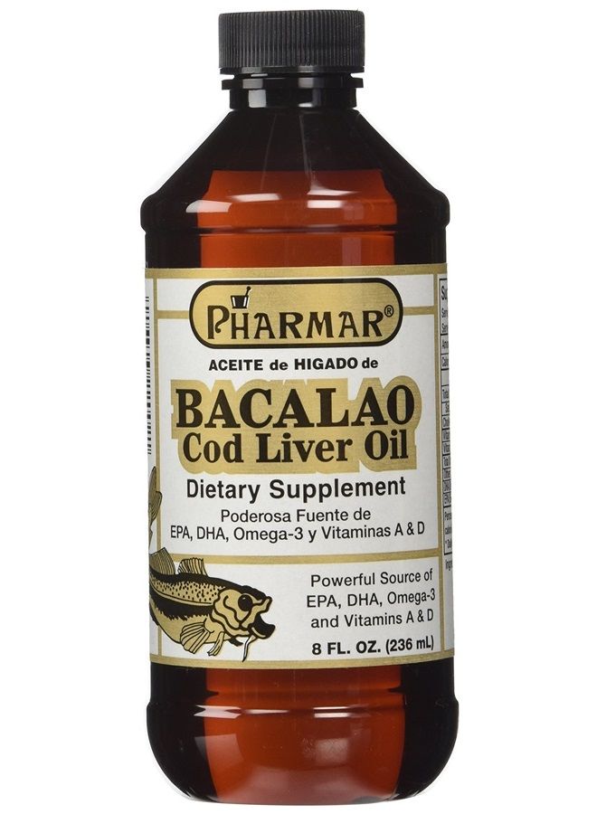 Pharmark Aceite De Higado De Bacalao 8 Oz. Cod Liver Oil