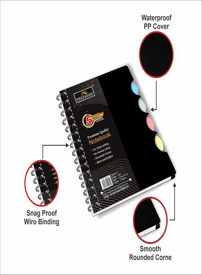 Freemind 5 Subject Single Line Notebook | 27.9 x 21.6 cm | 300 Pages | Versatile for School, Home & Office - Image 2