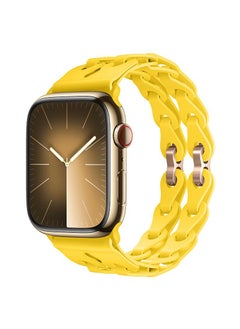 Y&D For Apple 38/40/41mm Fashion Hollow Silicone Bracelet Strap  - Image 2