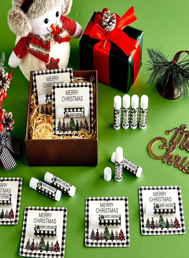Lonfliness 15 Pack Christmas Lip Balm Gift Bulk, Moisturizing Nourishing Lip Balm Appreciation Gift, Xmas Holiday Birthday Party Favors Stocking Stuffers for Women Men Coworker Employee Teacher (Christmas Tree - Image 4
