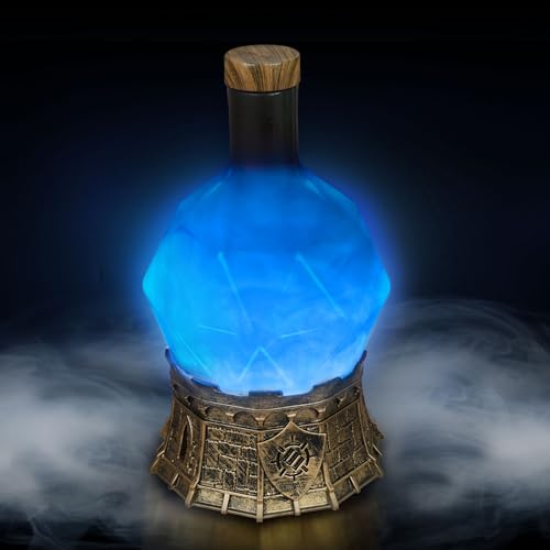 ENHANCE Gaming Sorcerers Mana Potion Light with Swirling Mystical Brew  Potion Bottle Mood Light Prop for Tabletop Game Immersion Playroom Desk Decor  Soft Glowing Whirling Goblet Blue Elixir - Image 5