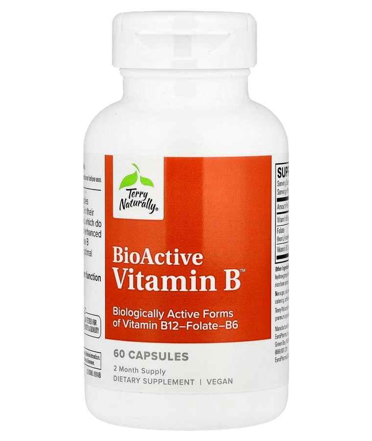 Terry Naturally BioActive Vitamin B™ 60 Capsules