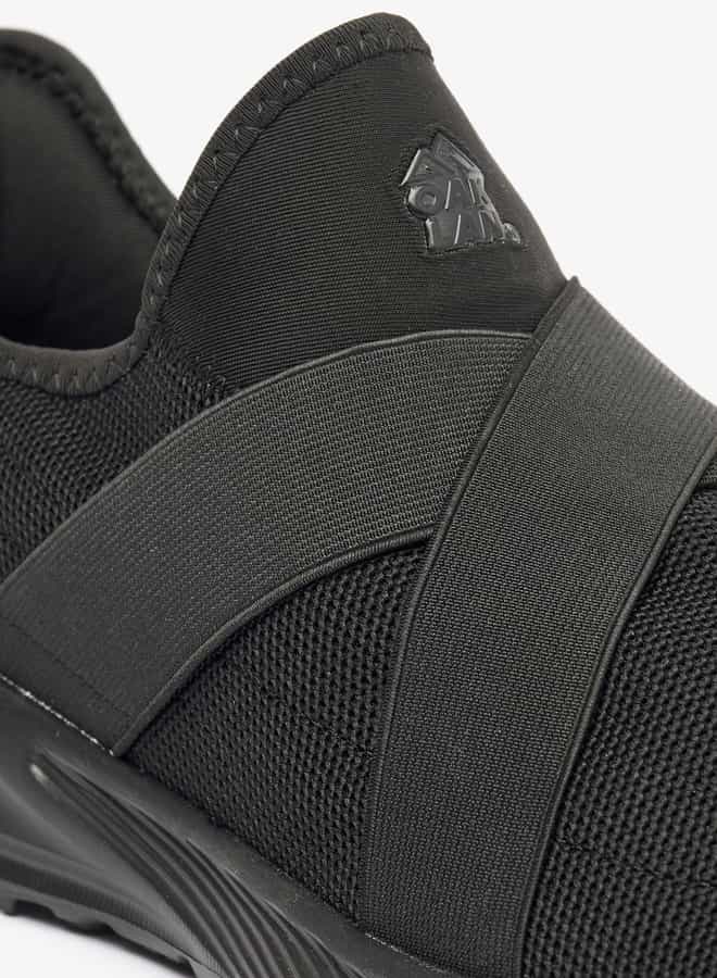 Oaklan by Shoexpress Men Logo Detail Slip-On Sports Shoes with Pull Tabs  - Image 5