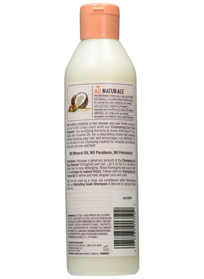 SoftSheen-Carson Curly Hair Products By Softsheencarson Dark And Lovely Au Naturale Clumping Curl Clay Cleanser With Argan Oil And Coconut Oil For Curls And Coils Paraben Free 14.4 Oz - Image 3