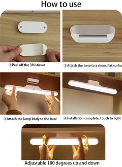 Super ZYouth Rechargeable Touch Light Bar, Mirror Lights with Adjustable 3 Color Modes, Magnetic Light for Cabinets, Closet, Kitchen, Wall, Reading  - Image 2