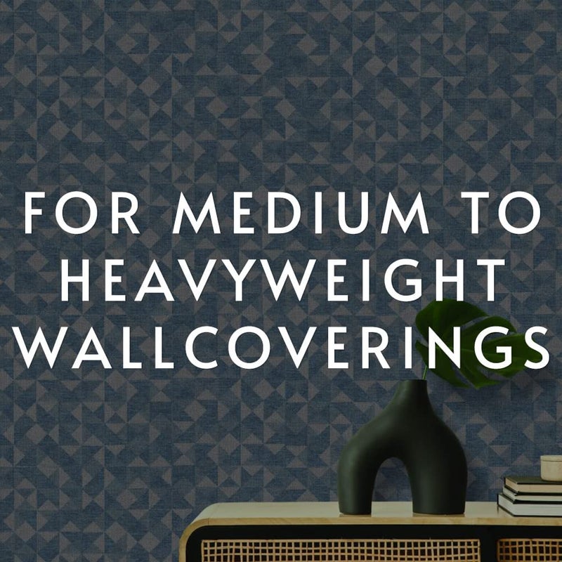 Roman لاصق ورق حائط ثقيل الوزن، درجة تجارية لتعليق الحوائط الثقيلة، شفاف، PRO-838 (32 أونصة - 70 قدم مربع)، 11314 - Image 4