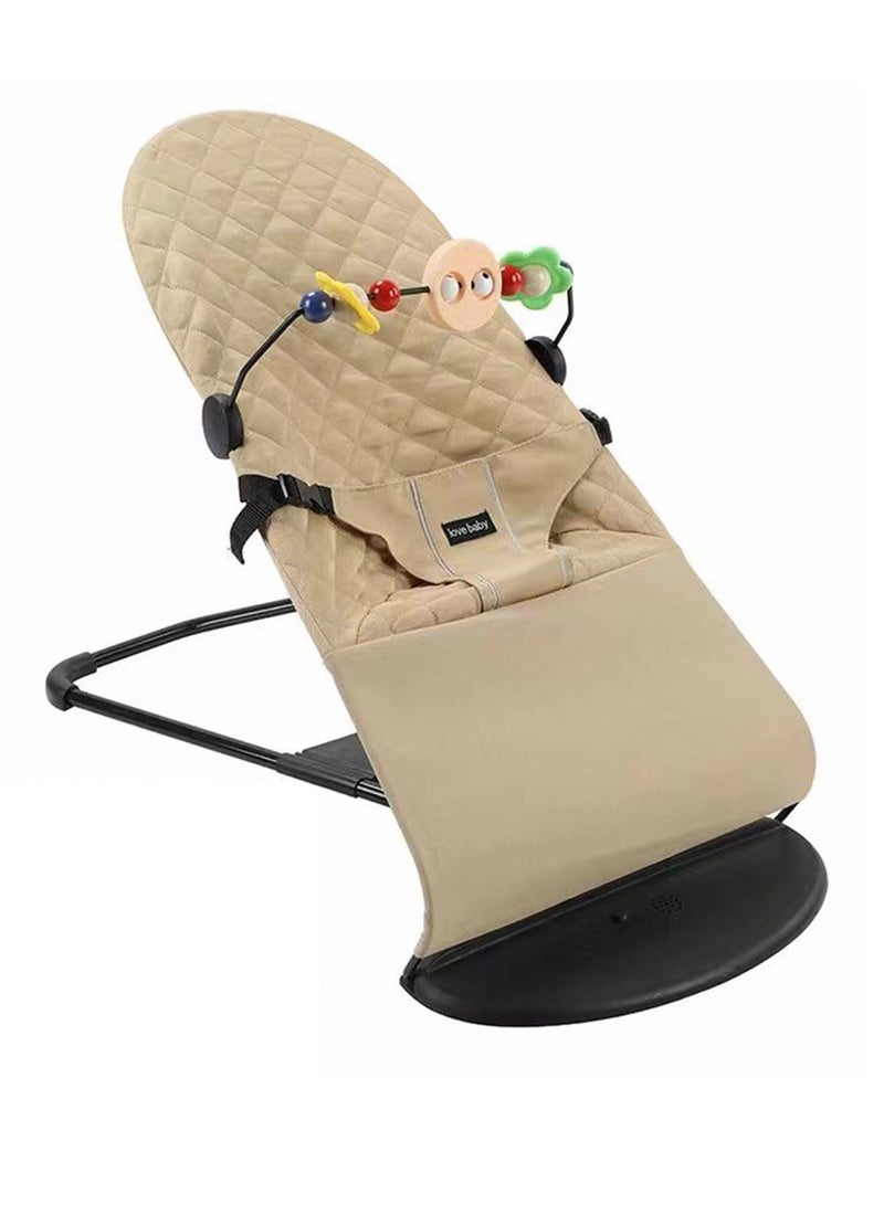 Arabest Portable Newborn Baby Balance Chair, Baby Bouncer, Bouncer Seat for Babies, Portable Rocker with Mesh Fabric Babies Soothing Vibrations, 0-6 Months - Image 1
