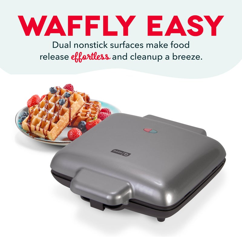 DASH Multi Mini Waffle Maker - Four 4” Waffle Molds, Nonstick Waffle Iron with Quick Heat-Up, Nonstick Surface - Perfect Mini Waffle Maker for Kids and Families, Just Add Batter - Image 4