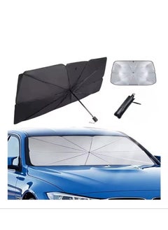 BKMax Car Foldable Sun Shade UV RaysVisor Windshields Umbrella Front Window Sunshade for Heat Reduction, Dashboard Protection, Interior Safeguard & Easy Storage Sunshade  - Image 3