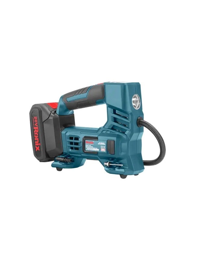 رونيكس ضاغط هواء لاسلكي 20 فولت 10.35 بار موديل 8605 - Image 2