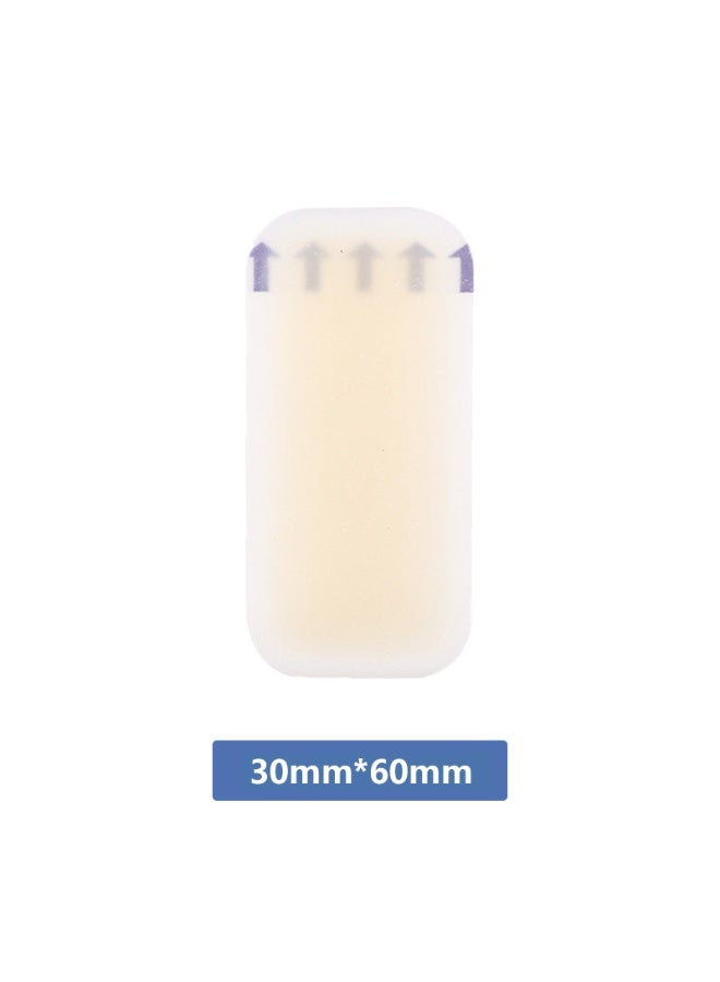 8 PCS Gel Heel Blister Patch Adhesive Waterproof Hydrocolloid Heel Protector, Heel protection pads,  for Foot Toe Heel Blister Recovery and Prevention Guard Skin Rubbing - Image 2