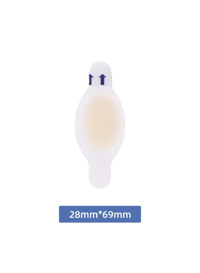 8 PCS Gel Heel Blister Patch Adhesive Waterproof Hydrocolloid Heel Protector, Heel protection pads,  for Foot Toe Heel Blister Recovery and Prevention Guard Skin Rubbing - Image 3