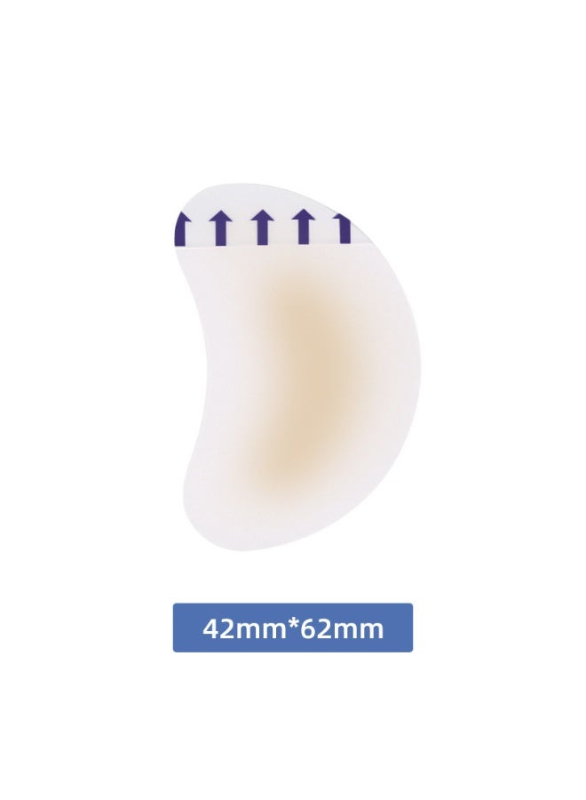 8 PCS Gel Heel Blister Patch Adhesive Waterproof Hydrocolloid Heel Protector, Heel protection pads,  for Foot Toe Heel Blister Recovery and Prevention Guard Skin Rubbing - Image 4