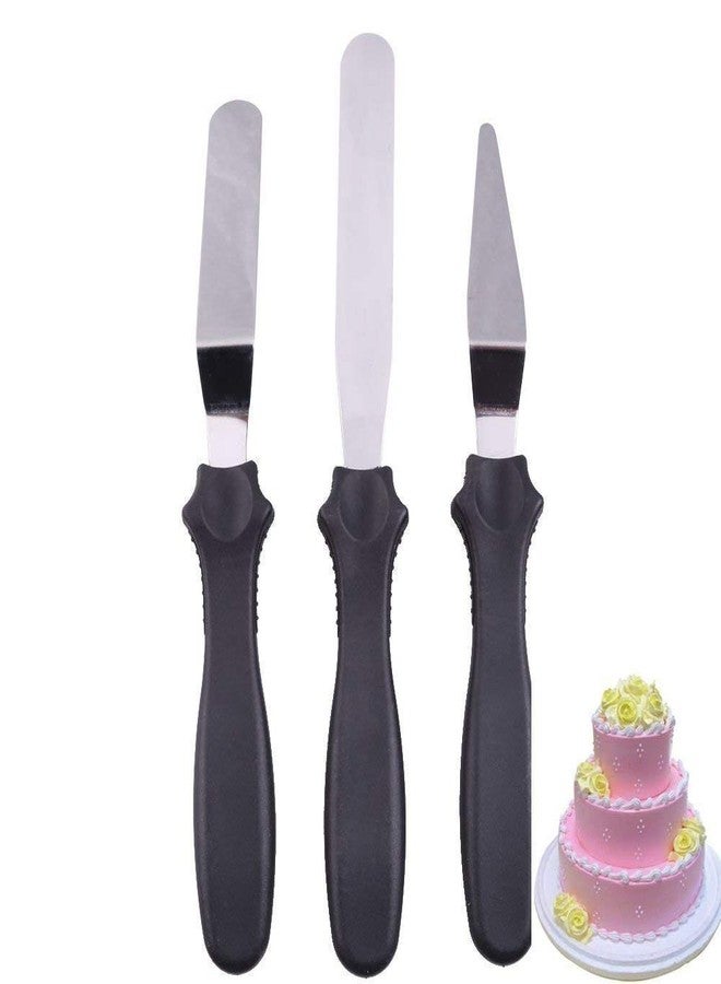 BlizzCart Cake Decorating Kit with 360-Degree Rotating Turntable, 12 Piece Piping Nozzles, 3 Stainless Steel Icing Spatulas, 4 Scrapers, 28cm Turntable Stand - Image 4