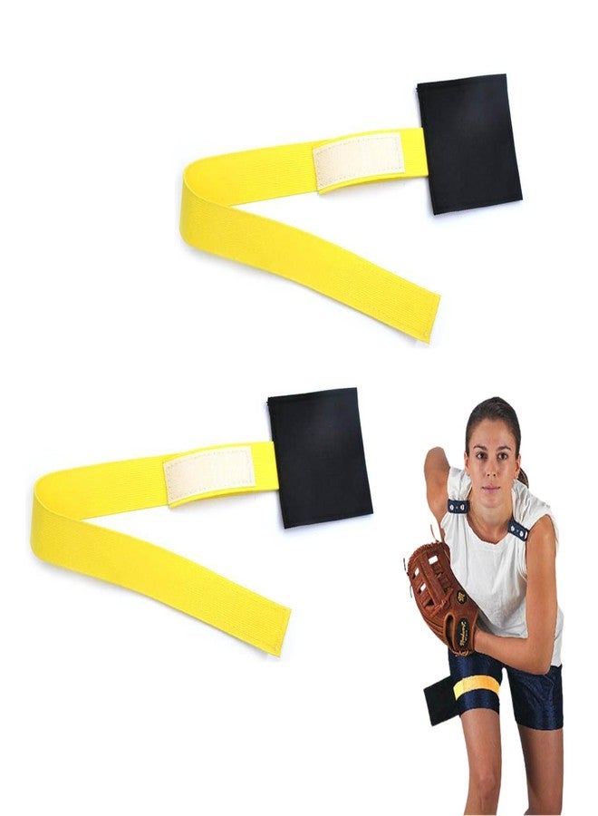 Fuulqgui 2 PCS Softball Pitching Training Aids Professional Softball Pitching Tools Softball Training Aids Elastic Softball Circle Pitcher Belt for Softball Training, Leg Wrapping Strap - Image 1