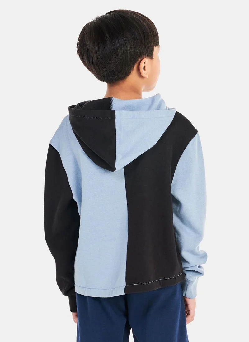 VANS Kids' Block It Crop Hoodie (Older Kids)