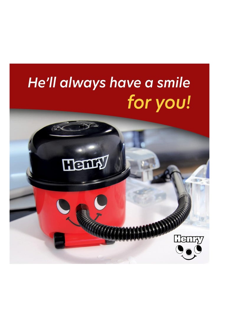 Paladone - Paladone Henry Hoover Desk Mini Vacuum - Novelty Desktop Cleaner, Coordless Keyboard & Computer Cleaner - Image 1