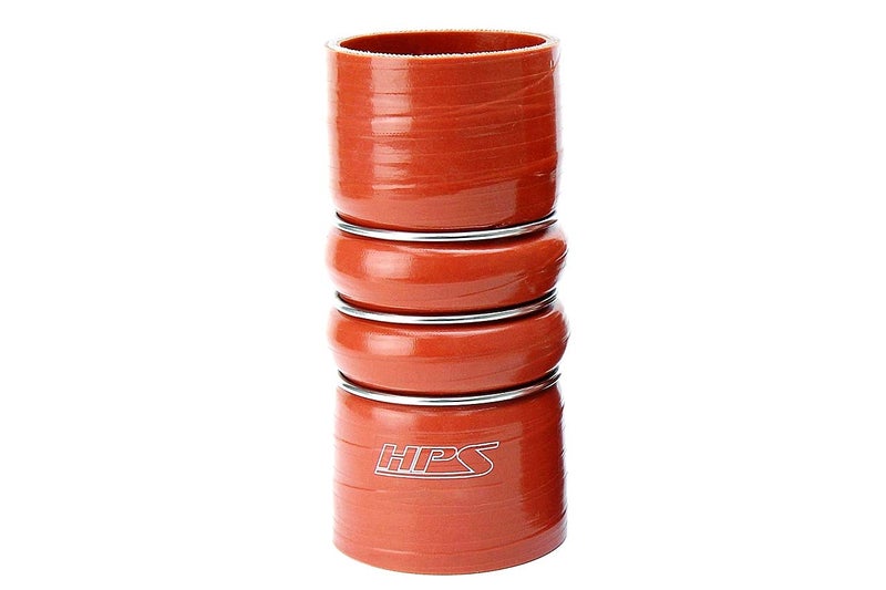 HPS 2-1/2" ID, 8" Length, Silicone CAC Coupler Hose Hot Side, High Temp 4-ply Aramid Reinforced, Maximum Temperature Rating: 500F - Image 1