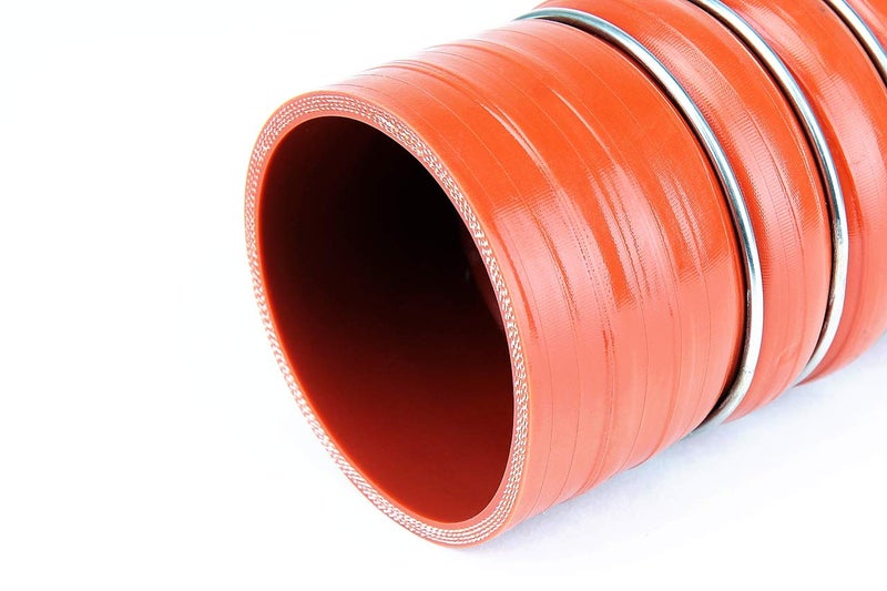 HPS 2-1/2" ID, 8" Length, Silicone CAC Coupler Hose Hot Side, High Temp 4-ply Aramid Reinforced, Maximum Temperature Rating: 500F - Image 2