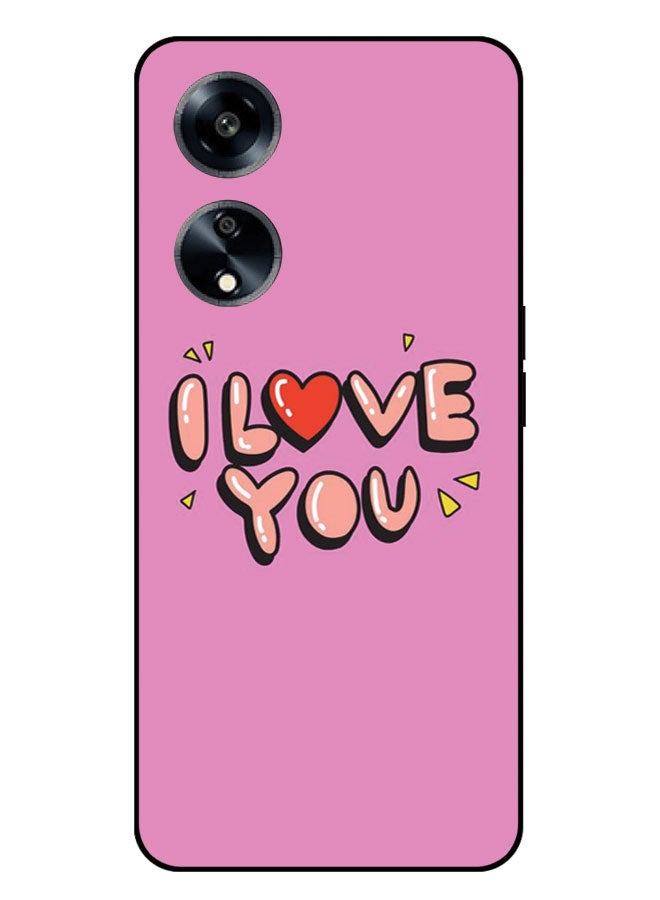 EYE CATCH Printed Protective Case Cover For Oppo A1 5G -  I Love You 3000 - Image 1