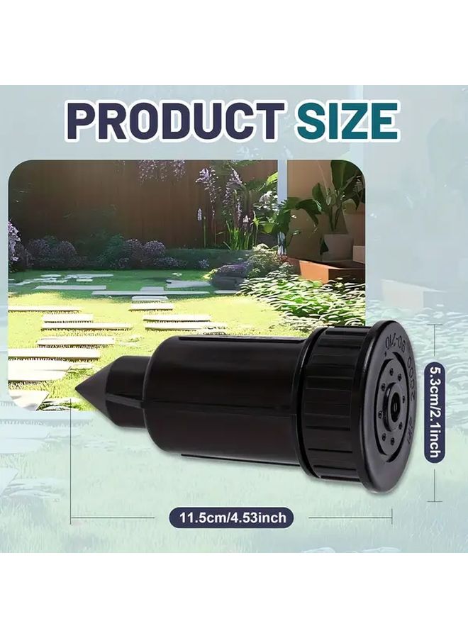 Black Heavy Duty Waterproof Sprinkler Key Hider Secure Outdoor Lock Box - Image 4