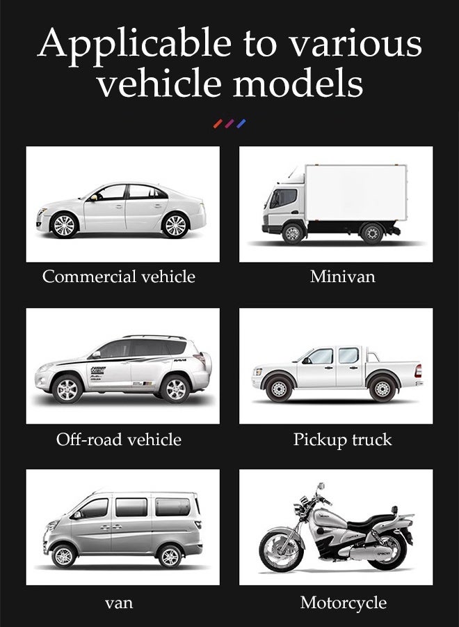 DUNISO Car Battery Jump Starter，Portable Power Bank，Car Battery Booster，Heat Resistant And Cold Resistant，Equipped With Led Lights ,Multiple Lighting Modes，Support  Starting Of Most 12V Gasoline/Diesel Household Vehicles - Image 3