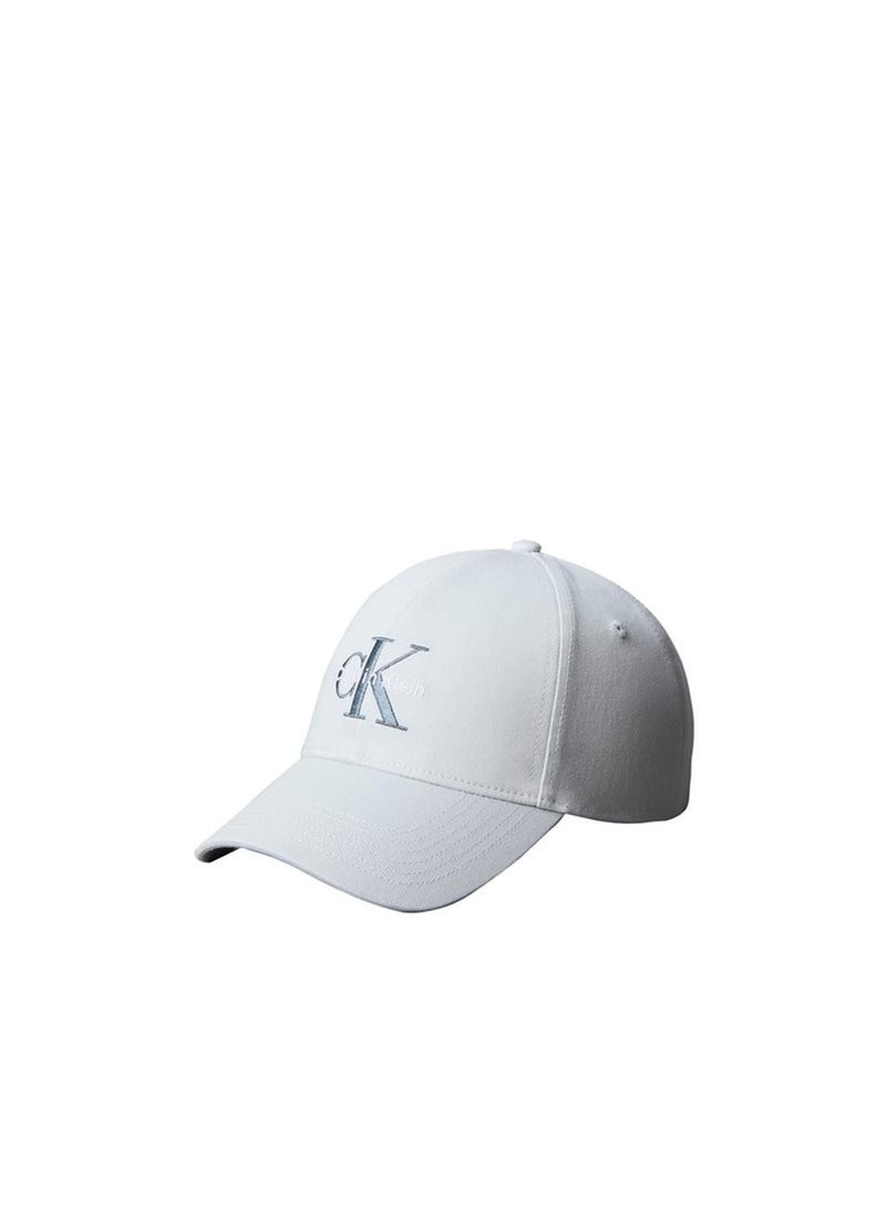 CALVIN KLEIN Embroidered Monogram Logo Twill Cap - Image 1