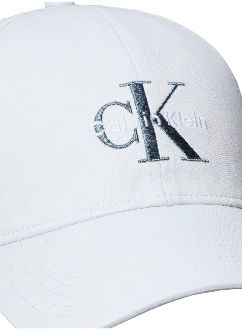 CALVIN KLEIN Embroidered Monogram Logo Twill Cap - Image 3