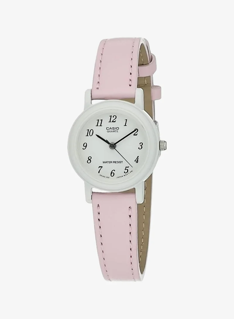 Casio Women's Watch - LQ-139L-4B1DF White Dial, Pink Band