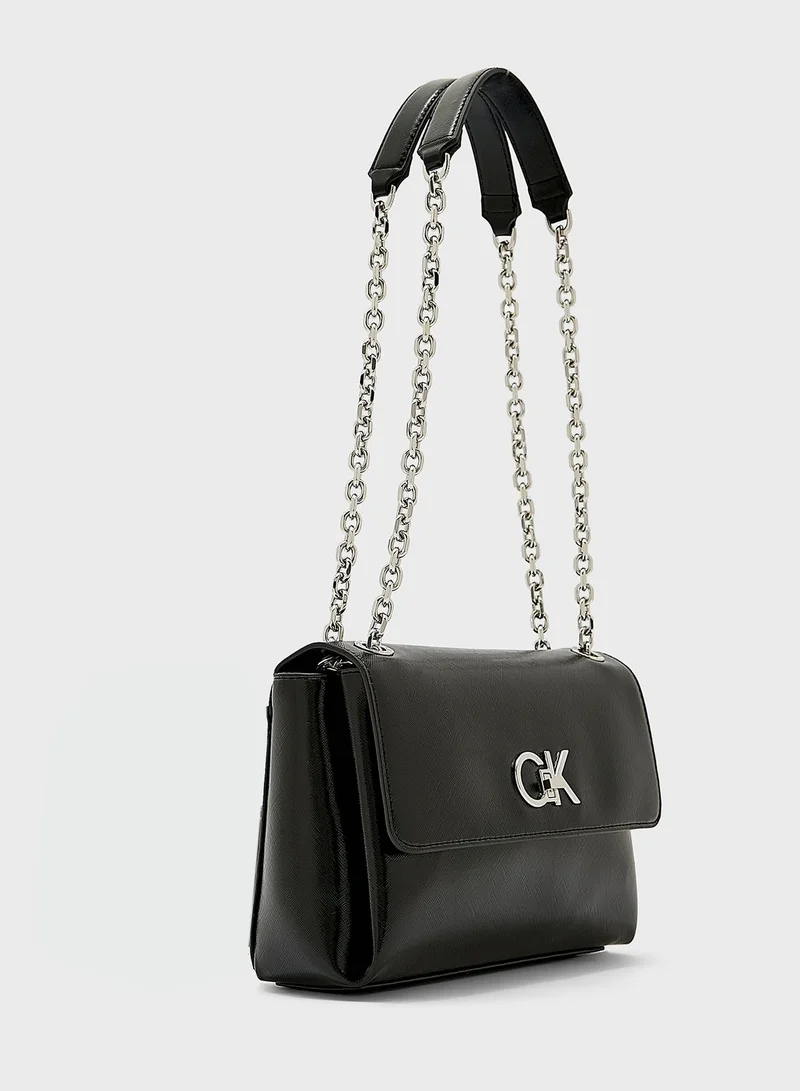 CALVIN KLEIN Re-Lock Chain Detailed Crossbody
