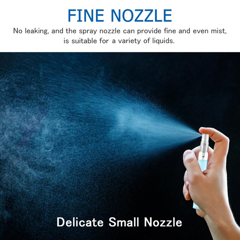 Csdtylh Mini Spray Bottles 70Pcs 10Ml Clear Glass Perfume Bottles Refillable Fine Mist Spray Bottles Empty Fragrance Sample Spray Containers Cosmetics Atomizer For Cleaning Travel Essential Oils - Image 4