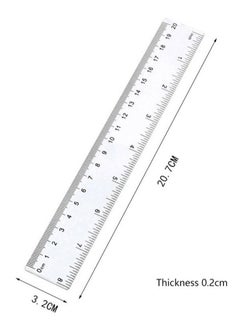 Generic 3-Piece Plastic Ruler Set with 30cm 20cm and 15cm Straight Rulers  - Image 5