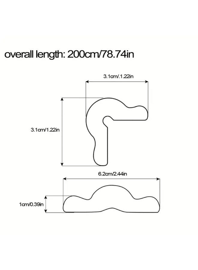 Pink Crown Lion Style Anti Collision Corner Protector Soft Edge Cover for Tables and Walls - Image 3