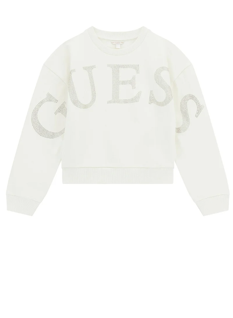 GUESS Kids Graphic Crew Neck Sweatshirt