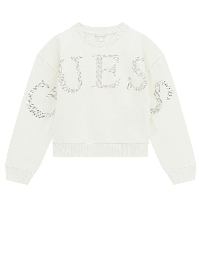 GUESS Kids Graphic Crew Neck Sweatshirt - Image 2