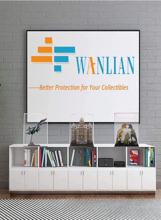 WANLIAN Clear Acrylic Display Case Assemble Countertop Box Cube Organizer Stand Dustproof Protection Showcase for Action Figures Toys Collectibles (9.8 x 5.9 x7 inch; 25 x15 x18 cm) - Image 5