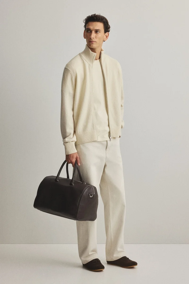 H&M Regular Fit Wool zip-through cardigan