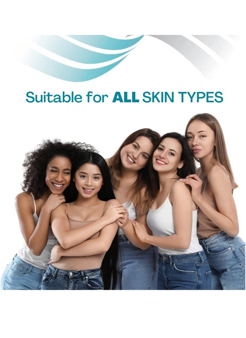 Silicone Strips for Scars Removal - Beige 4 Pieces 2.5 x 15.2 cm