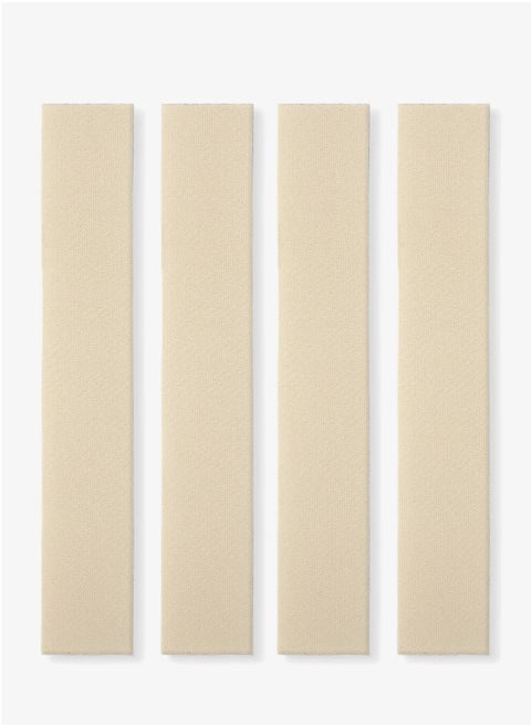 Silicone Strips for Scars Removal - Beige 4 Pieces 2.5 x 15.2 cm