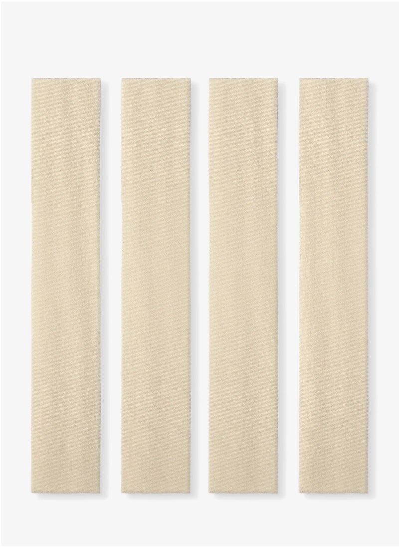 NewGel+ Silicone Strips for Scars Removal - Beige 4 Pieces 2.5 x 15.2 cm  - Image 1