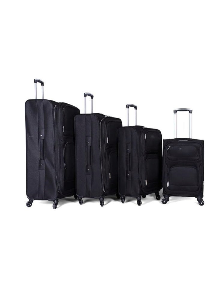 4-Piece Hard Shell Luggage Set with Spinner Wheels, Durable ABS Travel Suitcases, Lightweight Nested Luggage for Business and Vacation Travel - Image 1