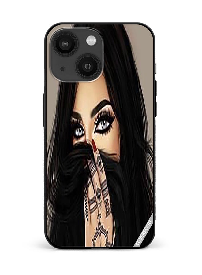 COVERSCART Protective Case Cover For Apple iPhone 15 Girl Design Multicolour