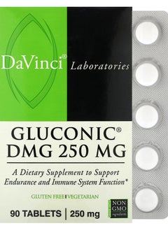 DaVinci Laboratories of Vermont Gluconic DMG  250 mg  90 Tablets 