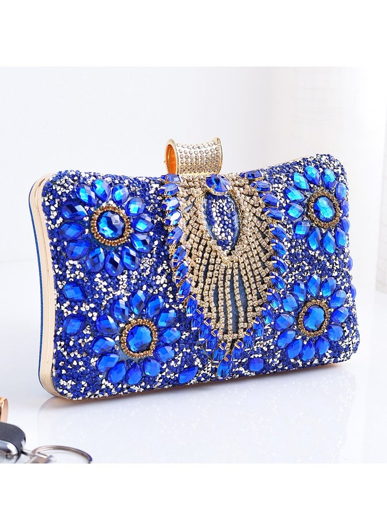 Miluraining - Women Clutch Bag Evening Bag Purse with rhinestone diamond decoration decoration Small Crossbody Bag Handbag Shoulder Bag Satchel Bags Suitable for Party Prom Wedding - Image 1