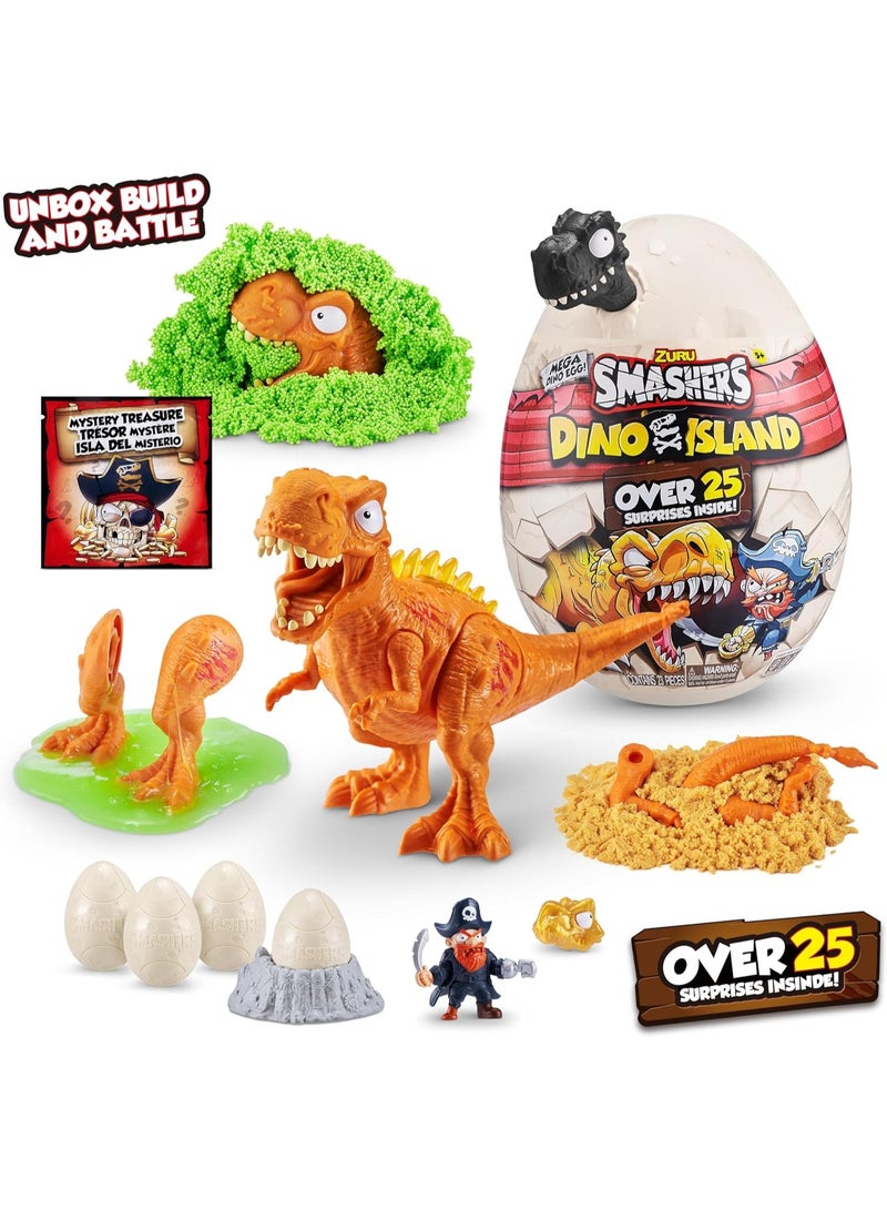 زورو مجموعة زورو سماشر ميجا دينو من قطعتين: جزيرة الديناصورات + بيضة الديناصورات المضيئة (ZUR-74148) - Image 3