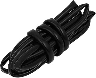 uxcell uxcell 5mm x 7mm Heat-Resistant Silicone Rubber Tube Hose Pipe Black 2M Long  - Image 1