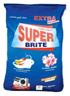 Super Brite Super Brite High Foam Powder Detergent, Enhanced Effective Formula, Sensitive, Gentle on skin, tough on stains (10kg)  - Image 1
