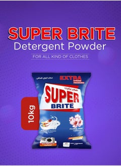 Super Brite Super Brite High Foam Powder Detergent, Enhanced Effective Formula, Sensitive, Gentle on skin, tough on stains (10kg)  - Image 2