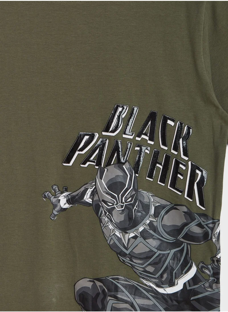 NAME IT Kids Black Panther T-Shirt